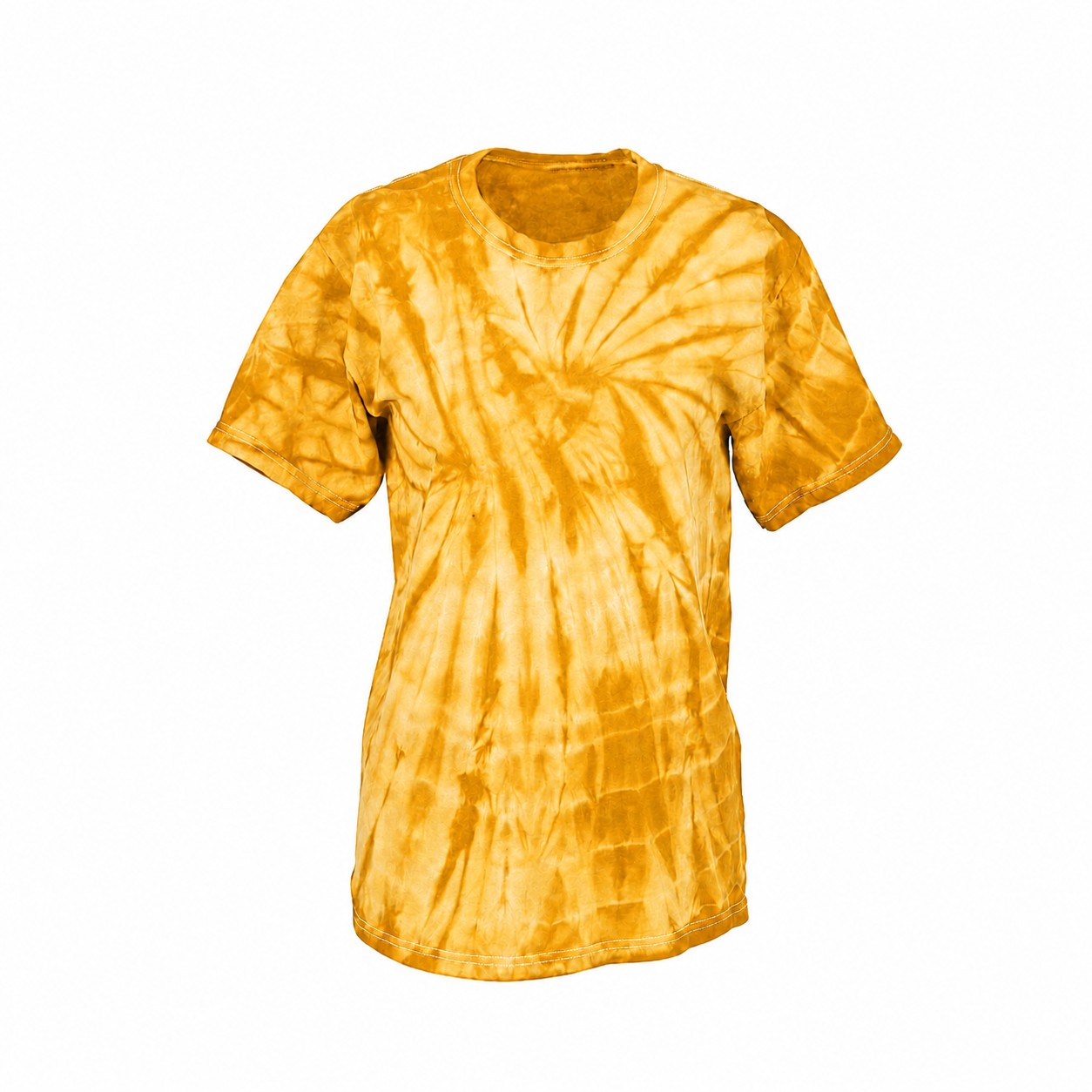 Cotton Spider Wash T Shirt — Gold