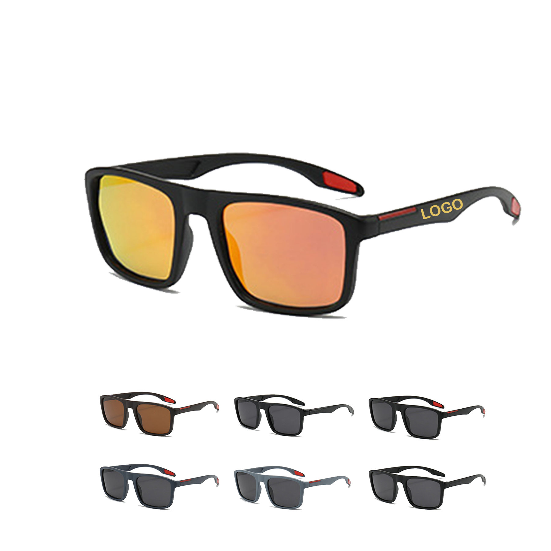 UV400 Plastic Sport Sunglasses
