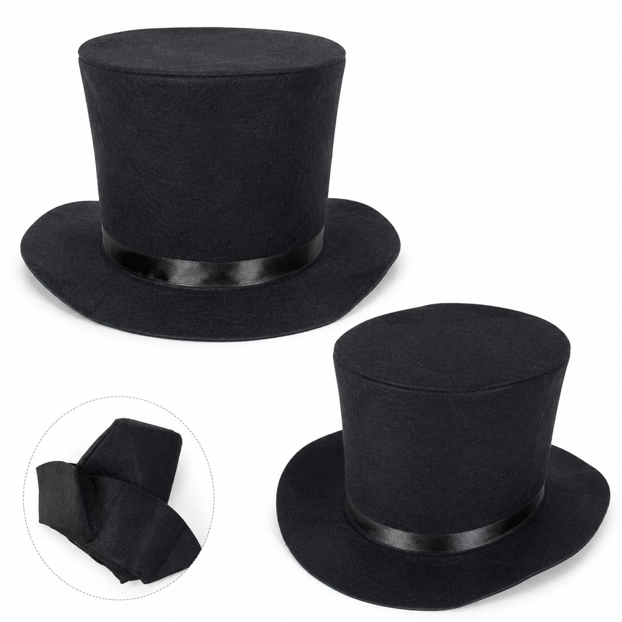 Woolen Felt Magician Top Hat