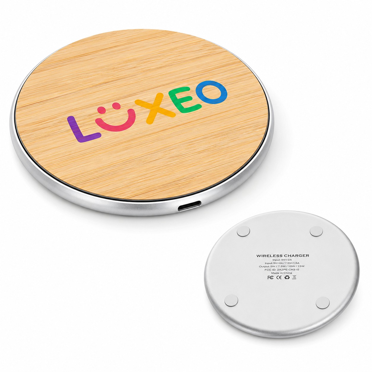 15W Bamboo Wireless Charging Pad