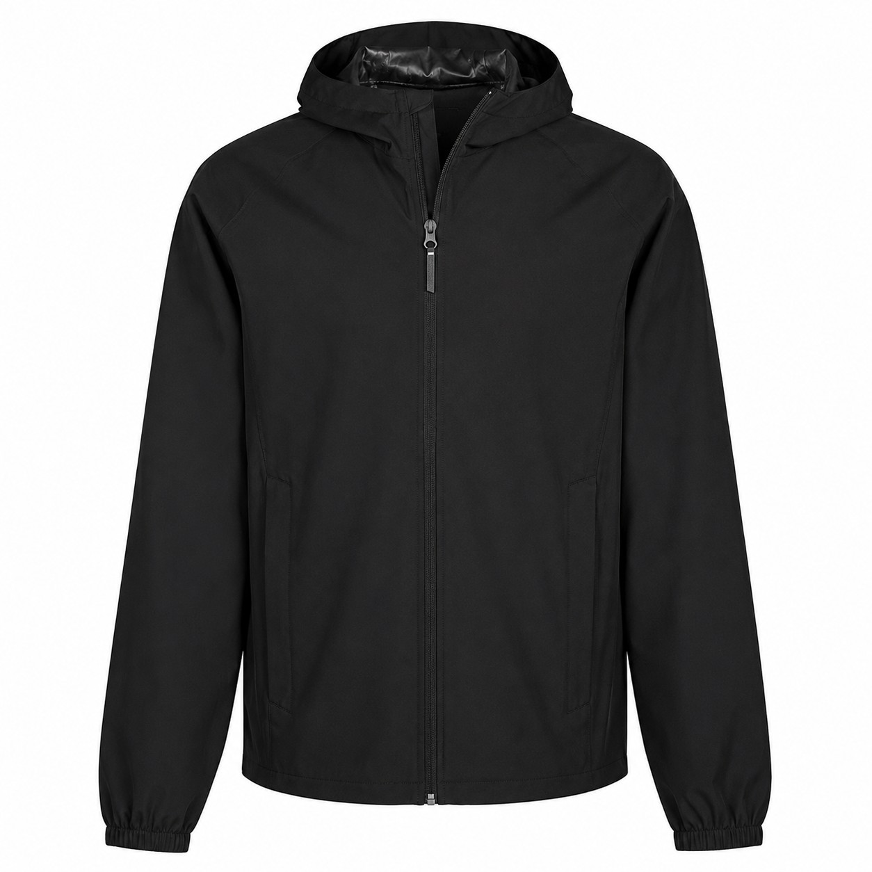 Men's Hooded Recycled Polyester Fleece Jacket — view 2