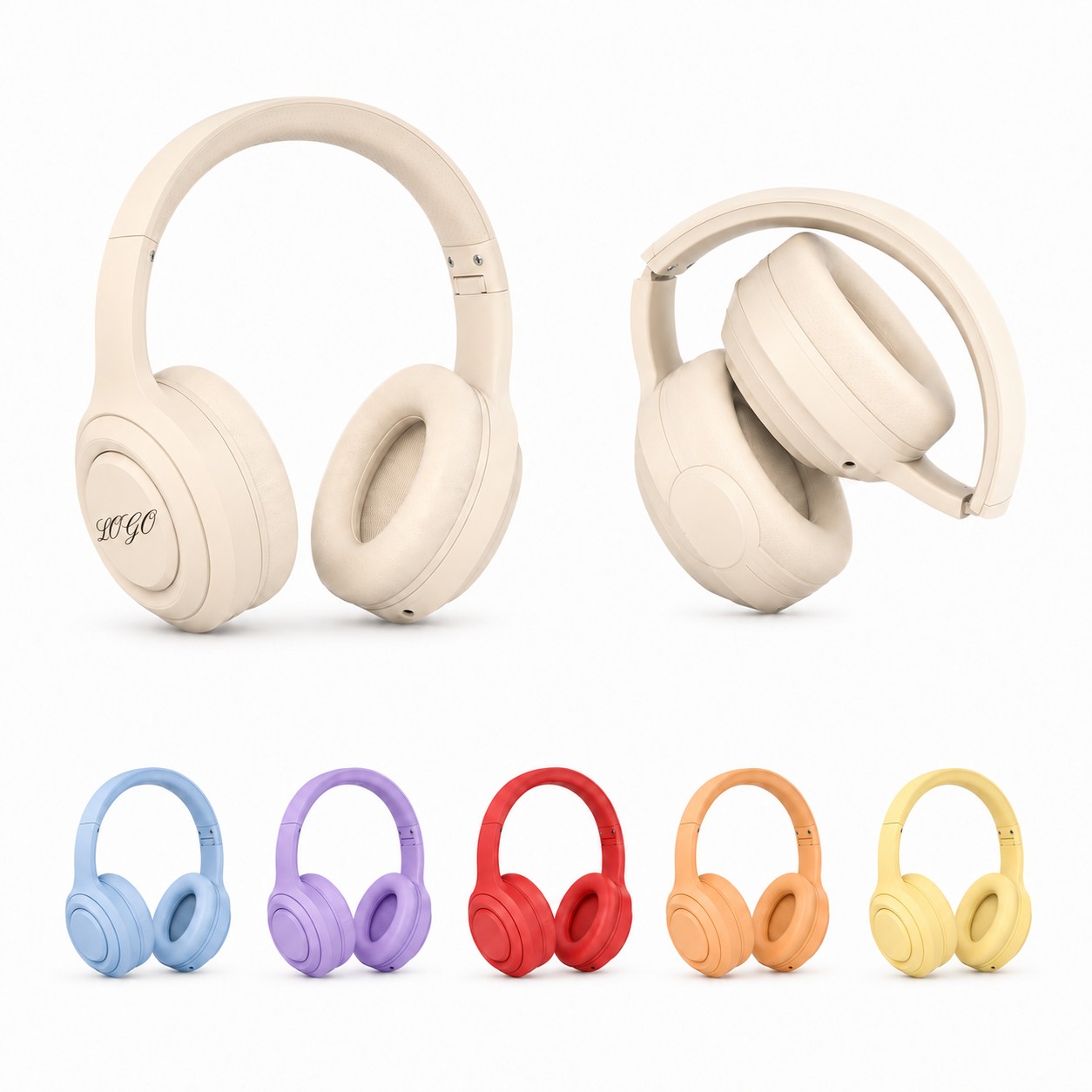 Foldable Wireless Over Ear Bluetooth Headphones