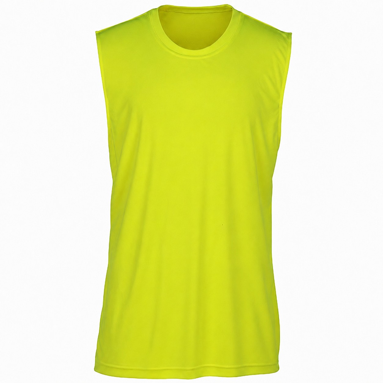 Sleeveless Polyester Performance Muscle Tank — view 2