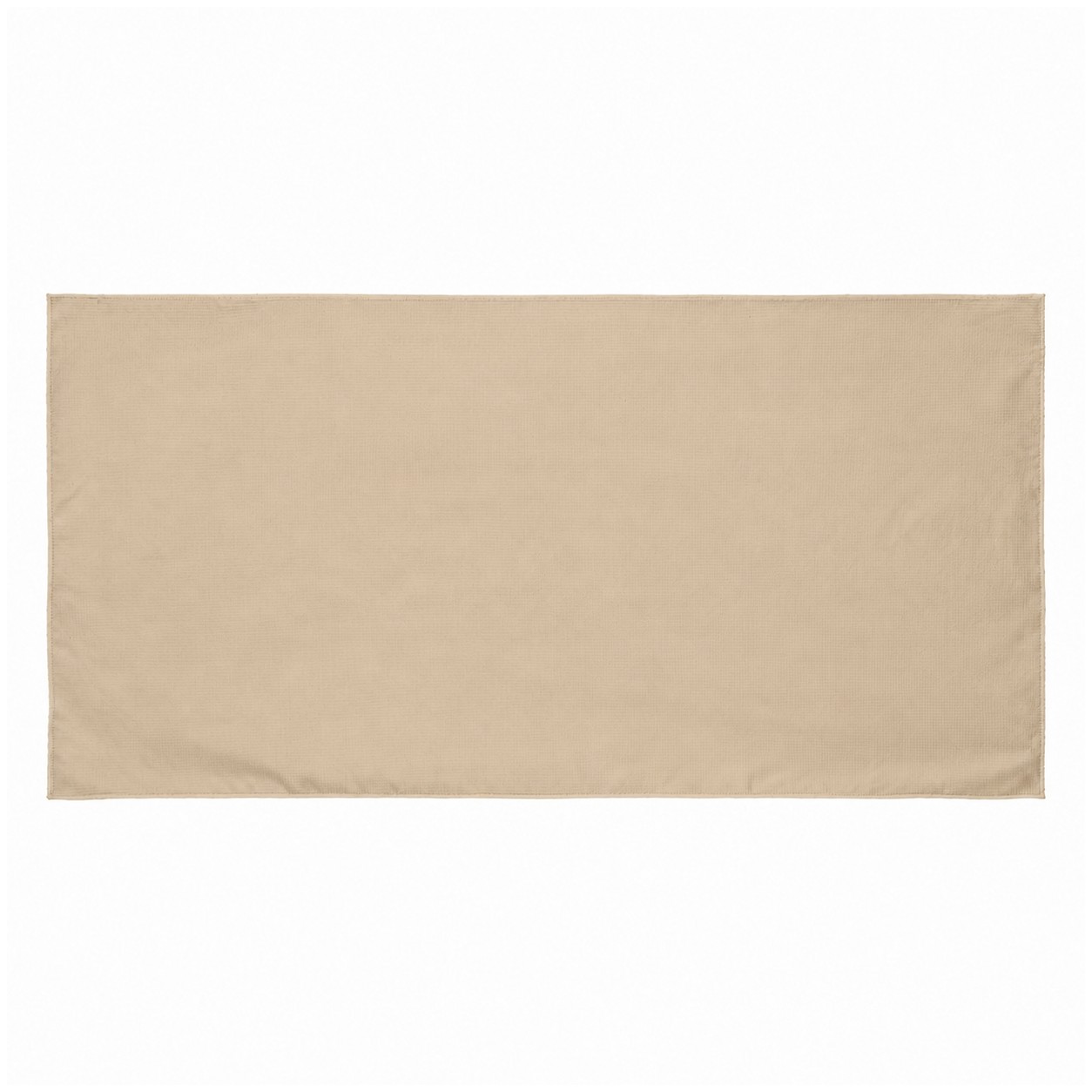 Waffle Weave Beach Towel — Tan Beige