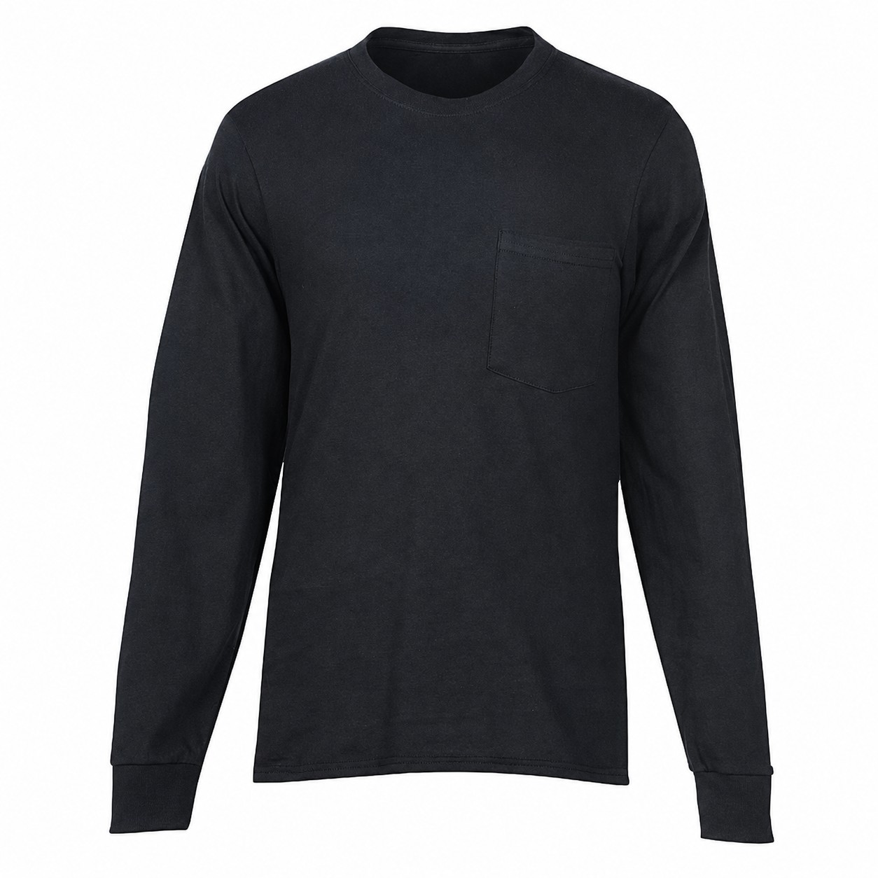 Cotton Pocket Long Sleeve Shirt — view 2