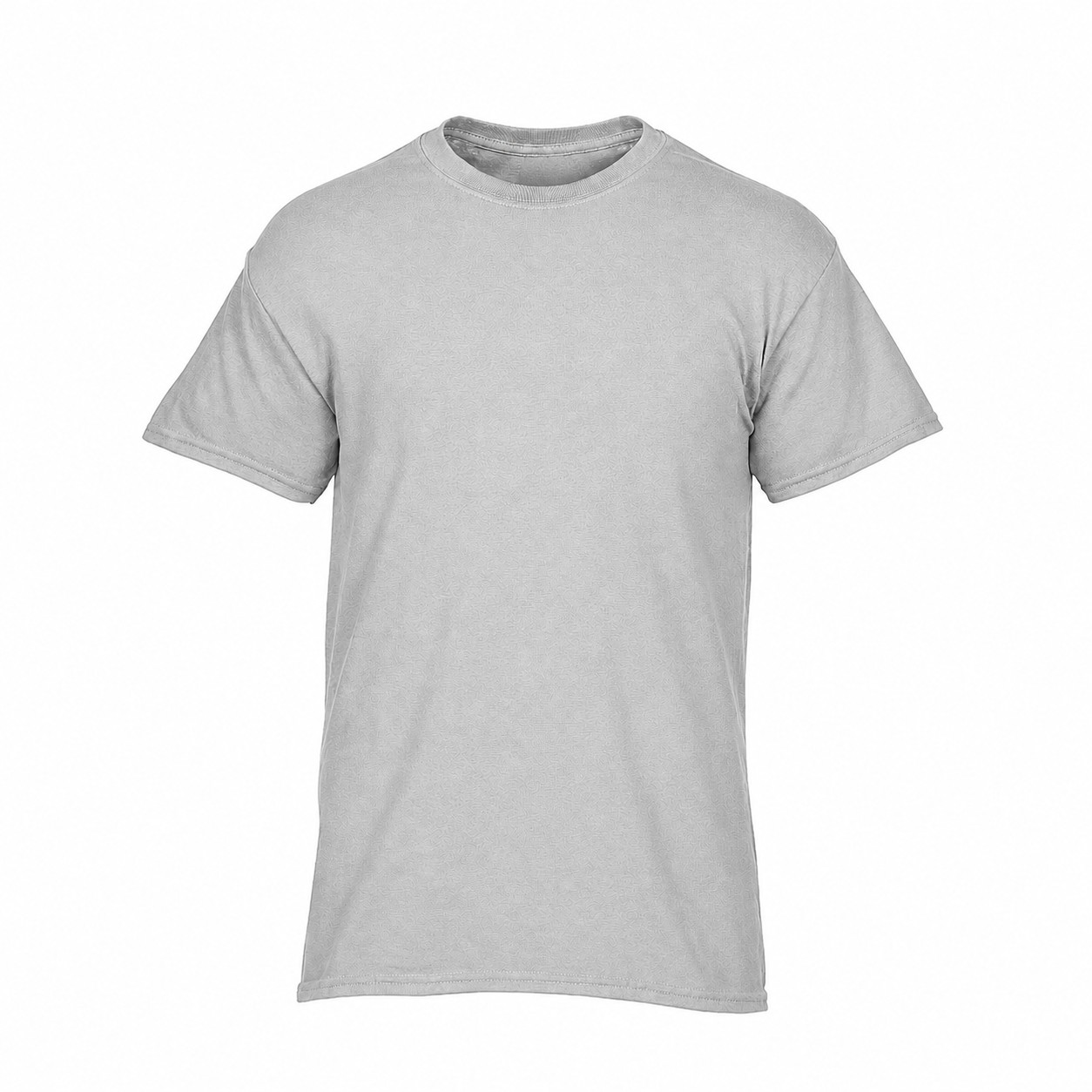 Heavy Cotton Crew Neck T-Shirt — Silver