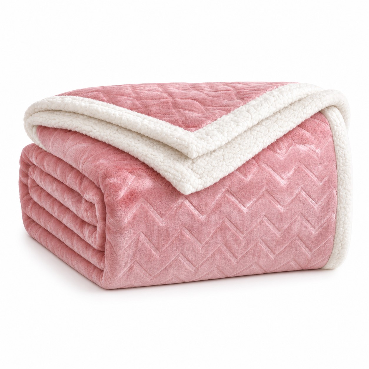 Large Plush Double Layer Flannel Blanket — view 2