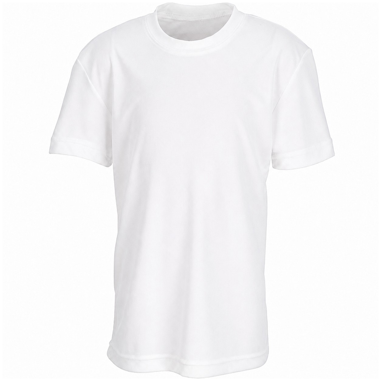 Youth Interlock Performance Shirt — White