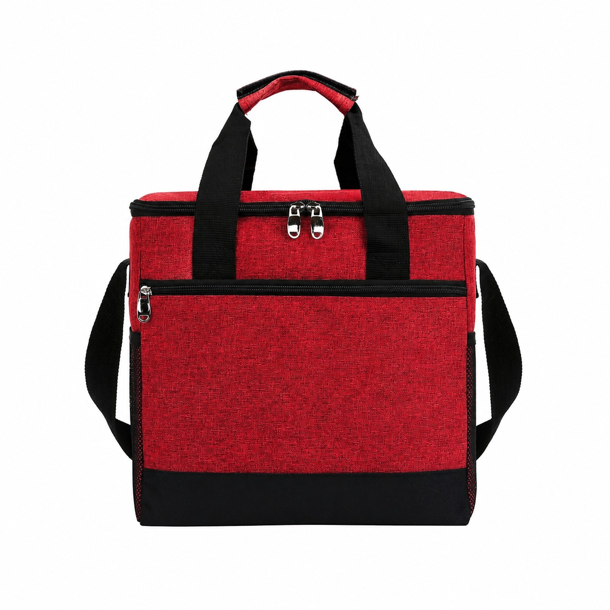 300D Polyester Cooler Bag — Red