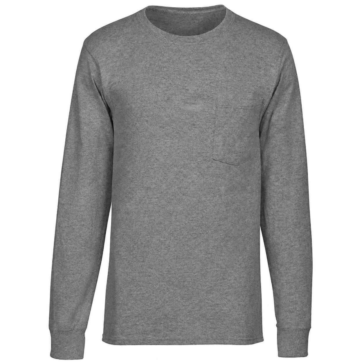 Workwear Pocket Long Sleeve Tee — Gray