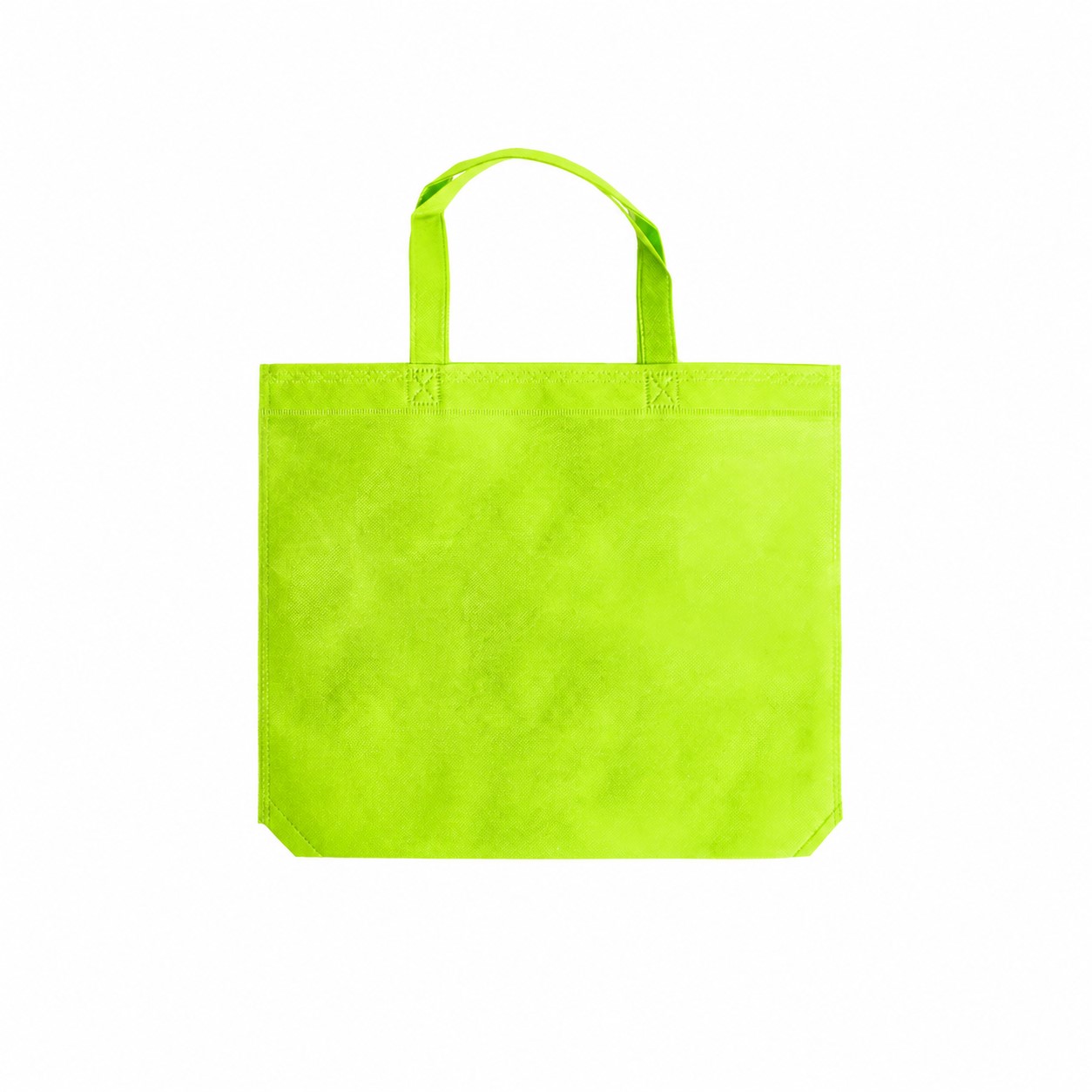 Shopping 15" Tote Bag — Lime Green