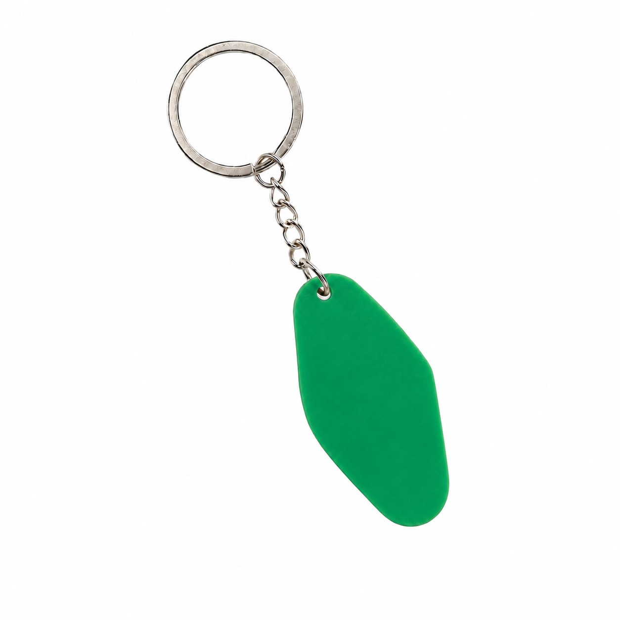 Acrylic Key Tag With Hardware — Green