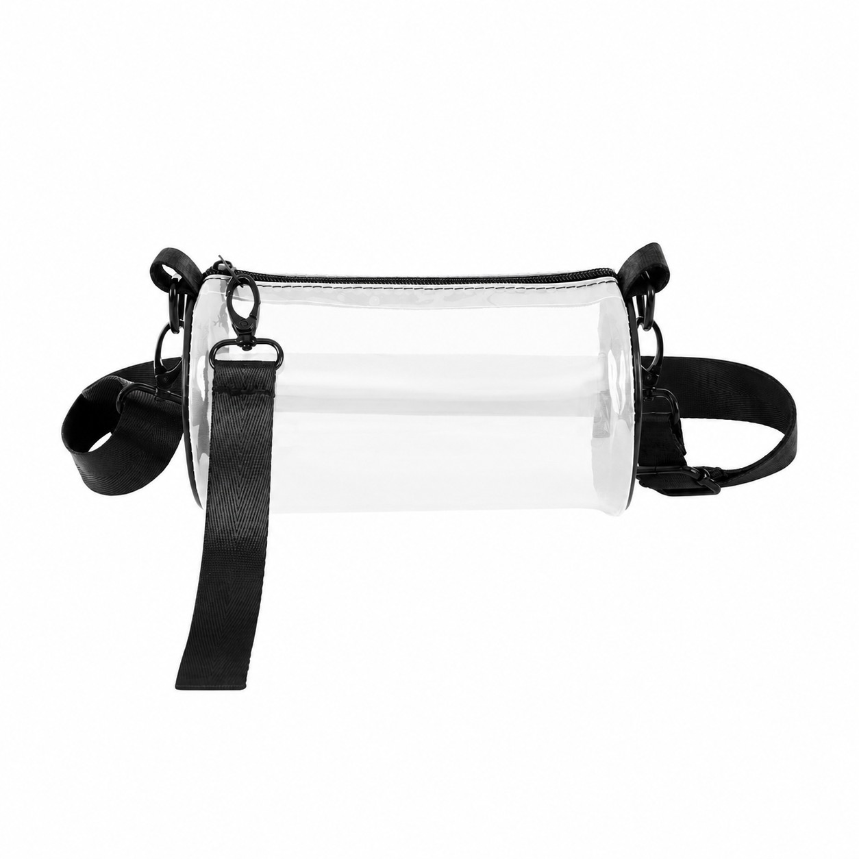PVC Colorful Crossbody Sling Bag — Clear White