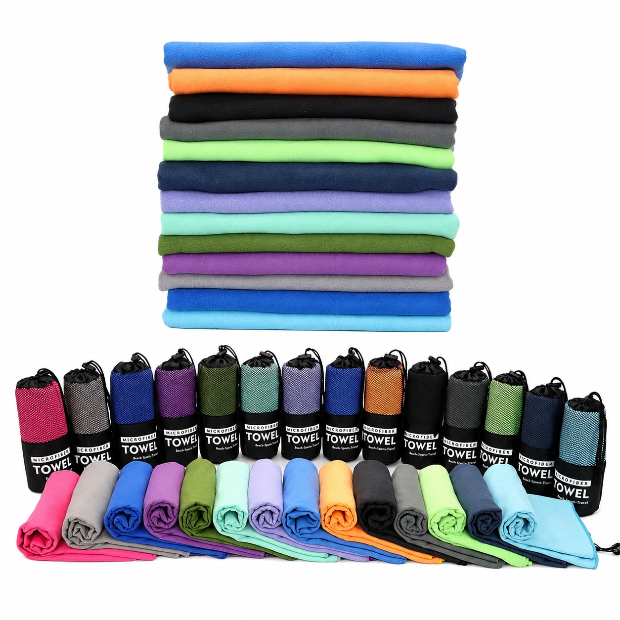 Microfiber Fleece Travel Towel