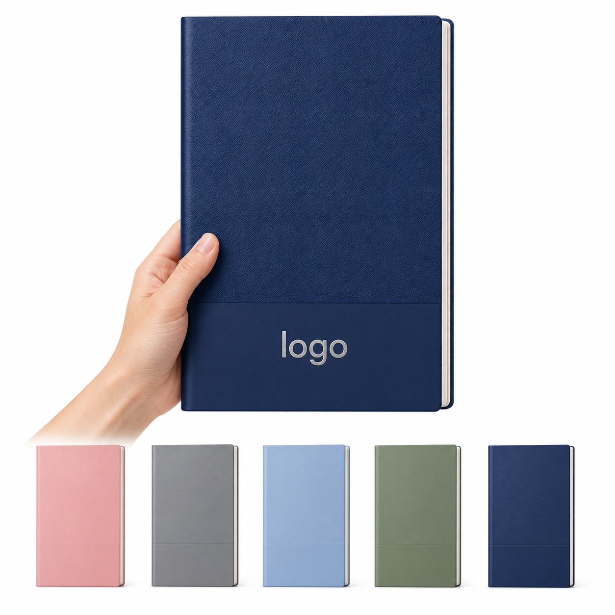 Soft Leather A5 Notebook With Bookmark Ribbon