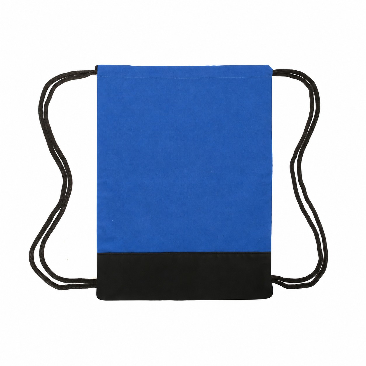 600D Polyester Drawstring Bag — Blue