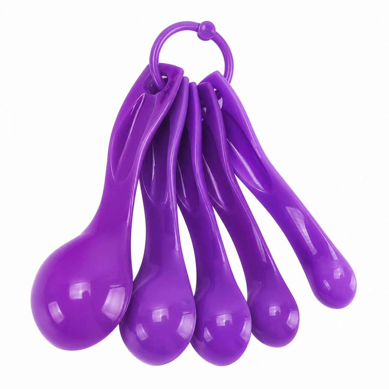 Five Piece Plastic Measuring Spoon Set — view 5