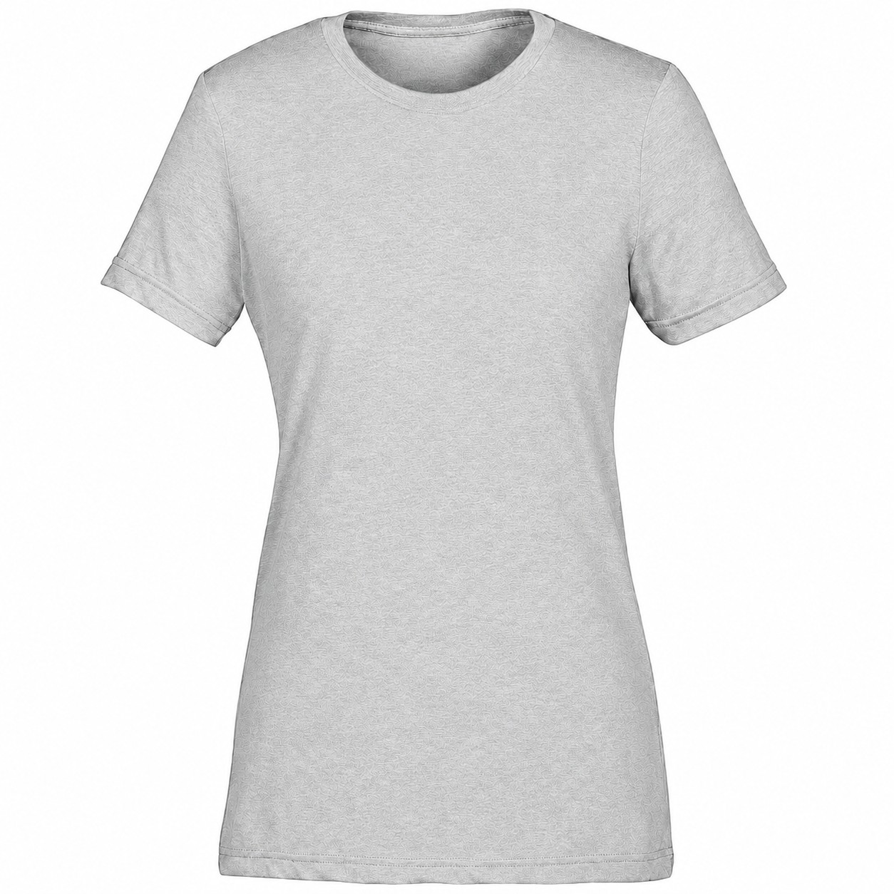 Ladies Soft Cotton Polyester Shirt — Silver