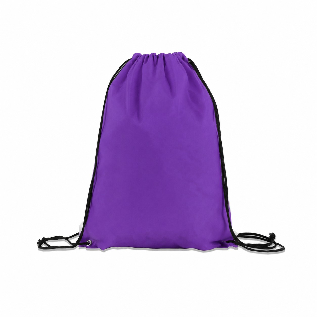 210D Polyester Ocean Drawstring Bag — Purple