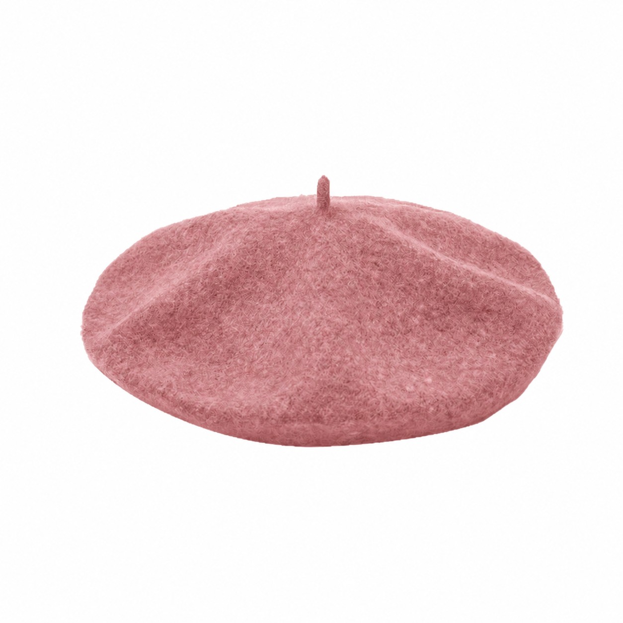 Polyester Vintage Beret Painter Hat — Dusty Pink