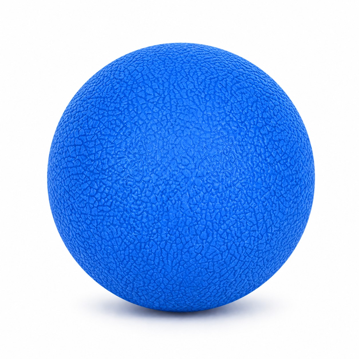 Compact Plastic Massage Ball — Blue