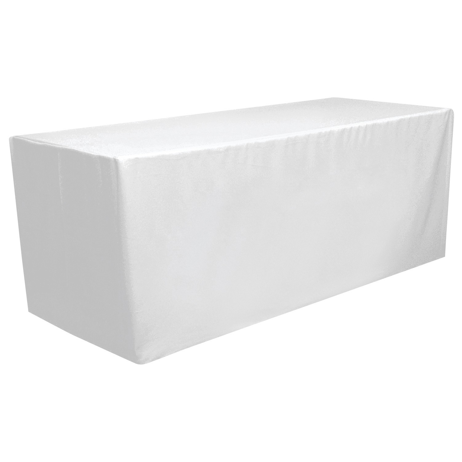 6-Foot Fitted Polyester Table Cover — view 2