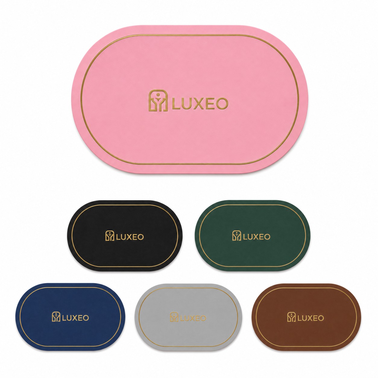 Oval PVC Leather Table Placemat