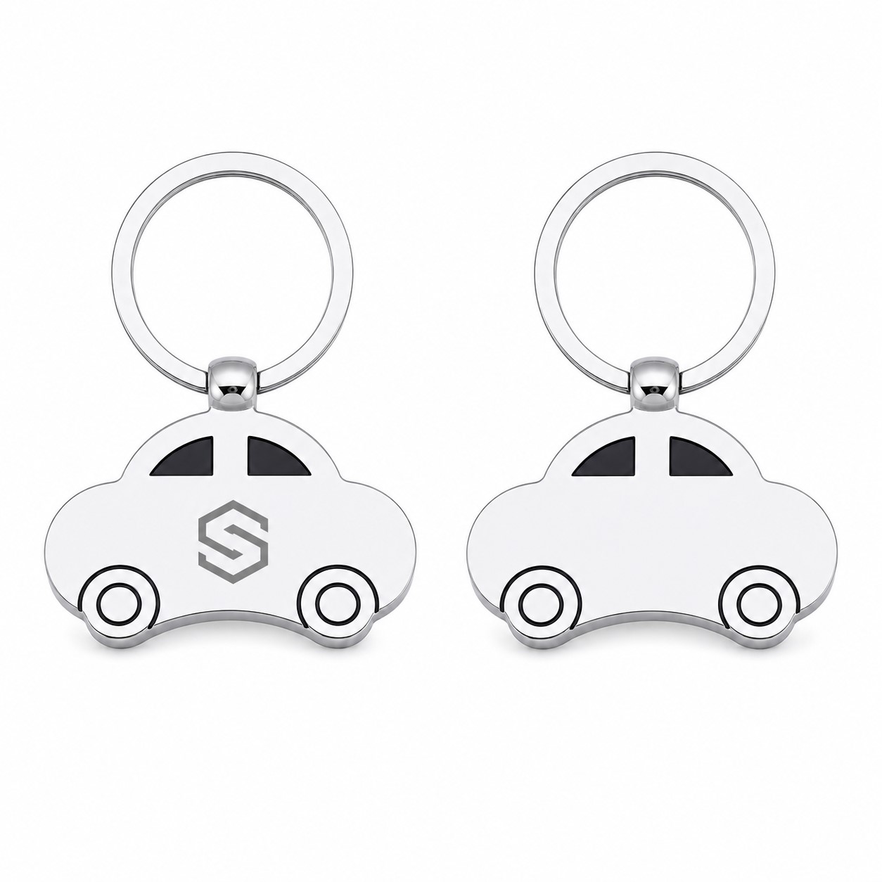Zinc Alloy Vintage Car Keychain