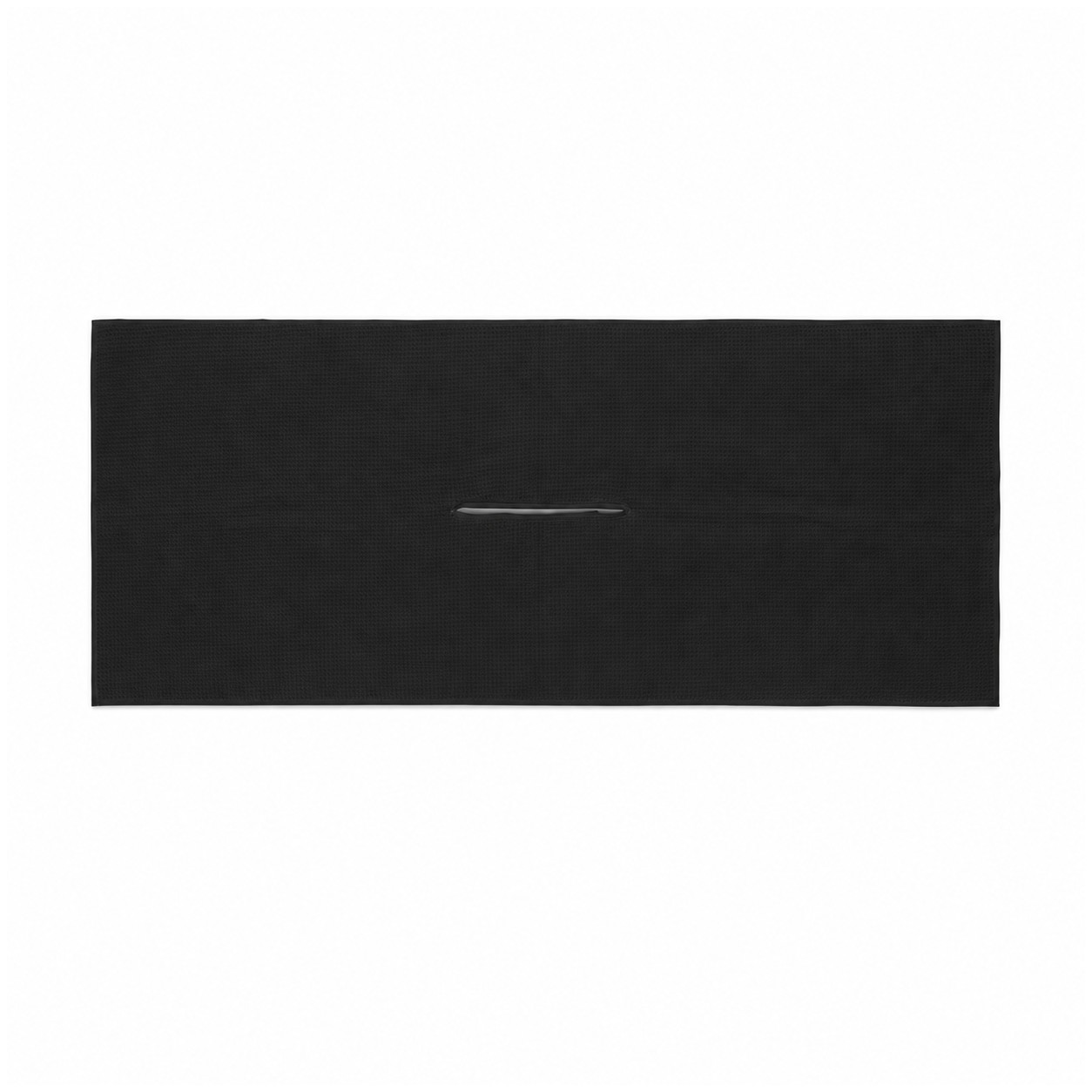 Microfiber Caddie Towel With Club Slit — Black