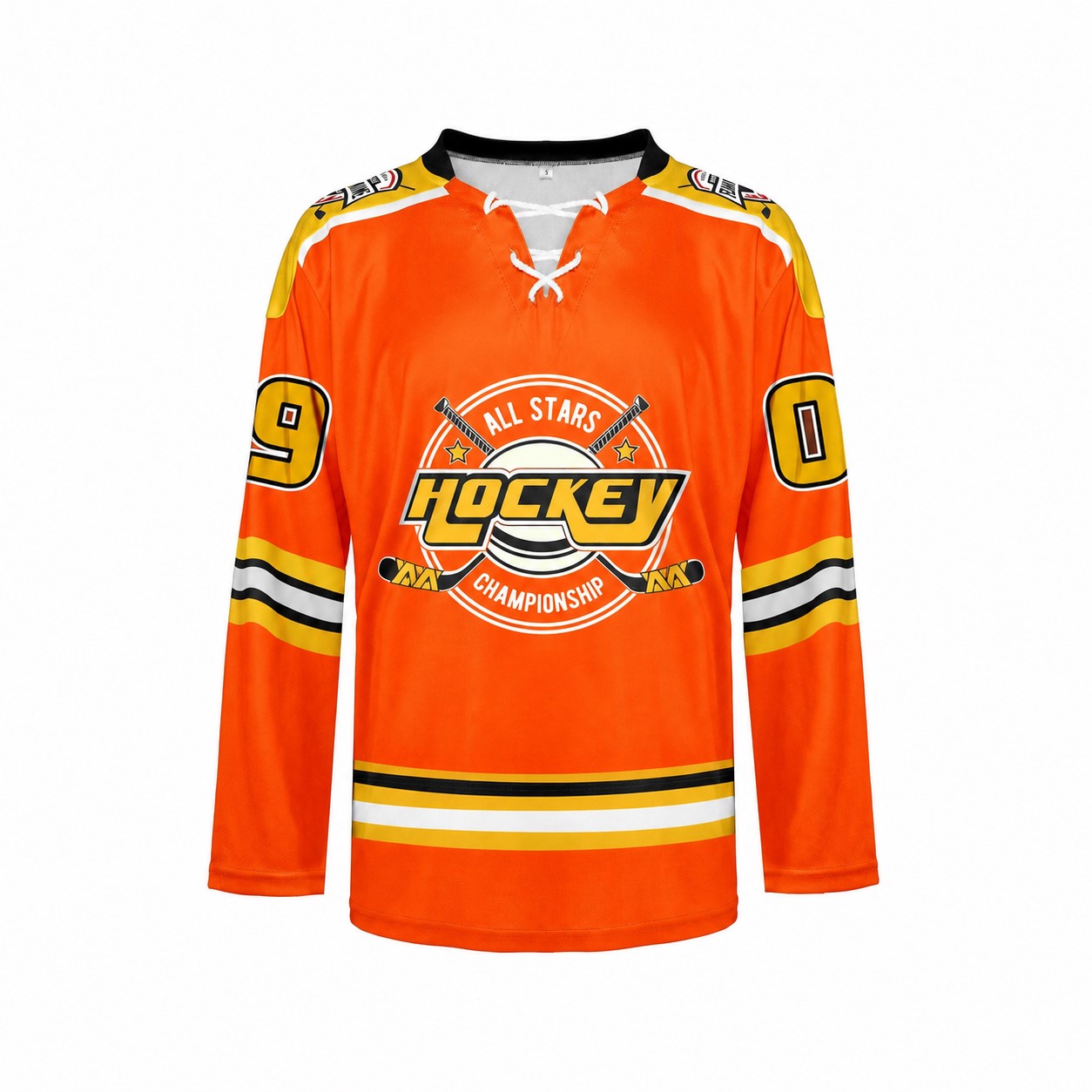 Polyester Performance Sports Jersey — Orange