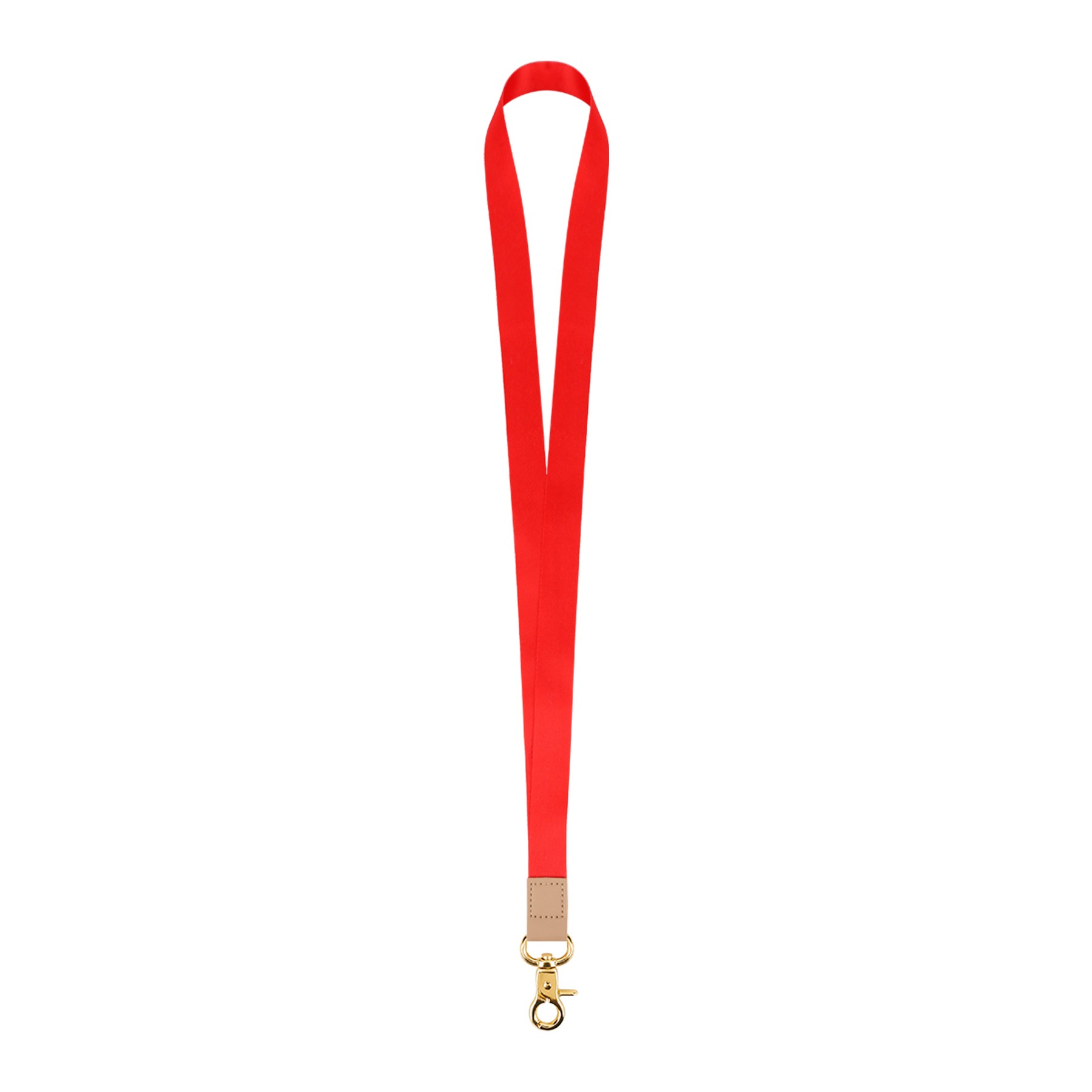 PU Crimp Double Sided Polyester Lanyard — view 2
