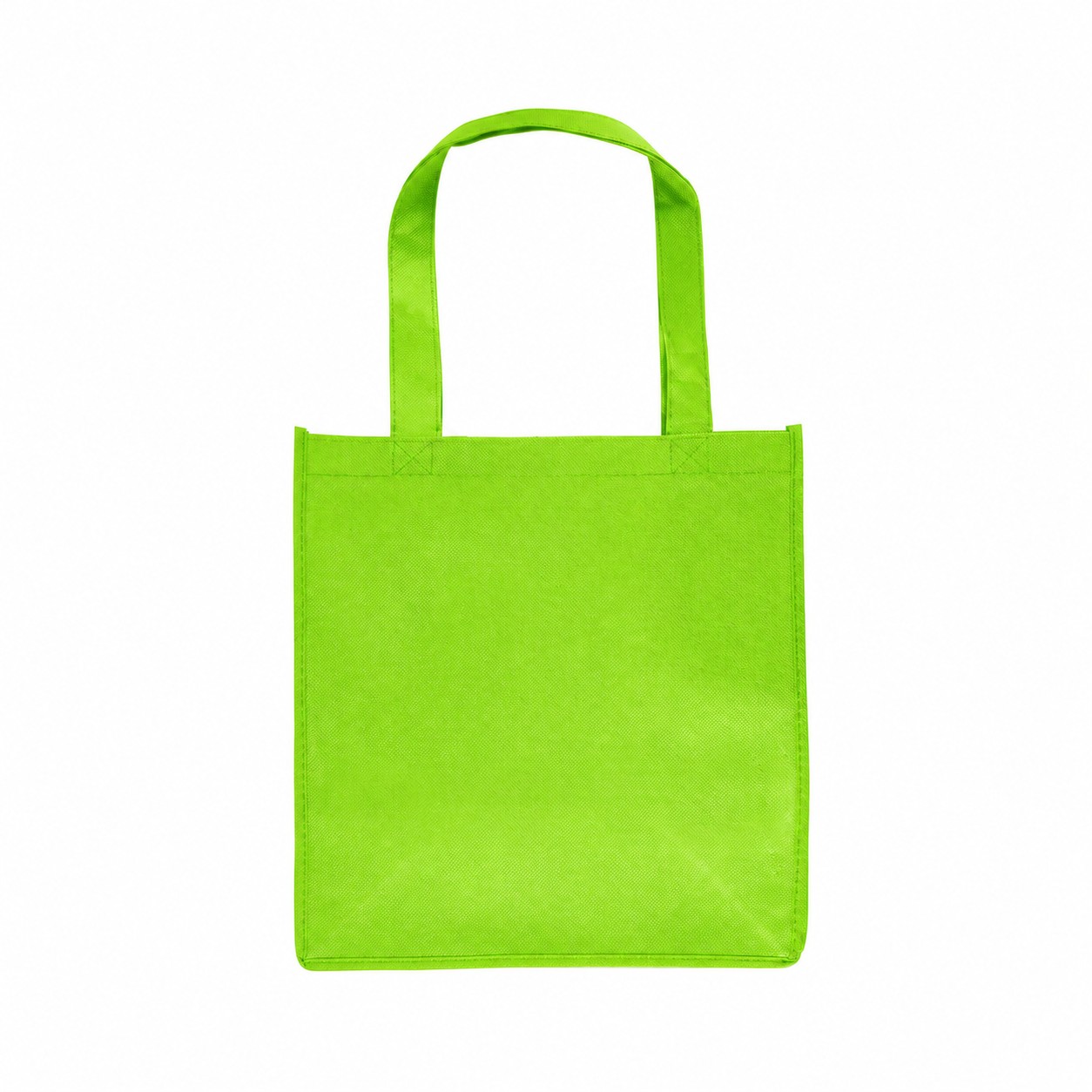 80GSM Non-Woven Tote Bag — Lime Green