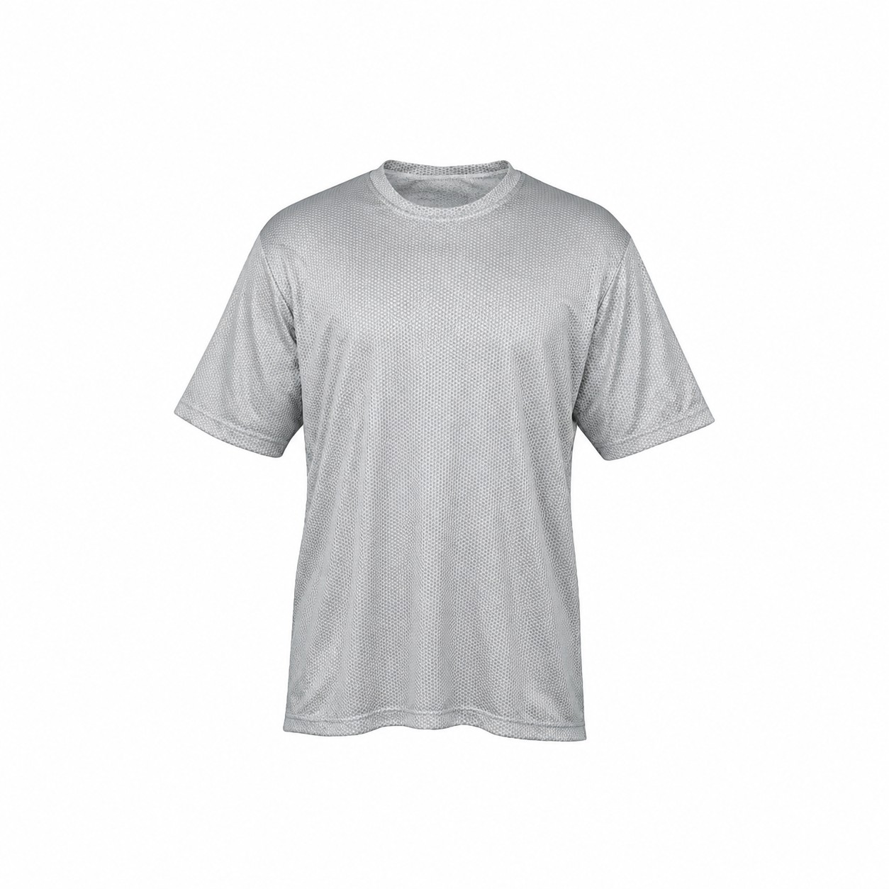 Men's Sublimated Camouflage Polyester Performance T-Shirt — Silver