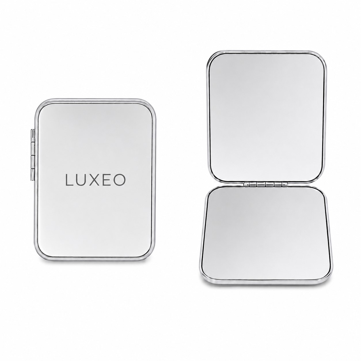 Stainless Steel Folding Pocket Makeup Mirror