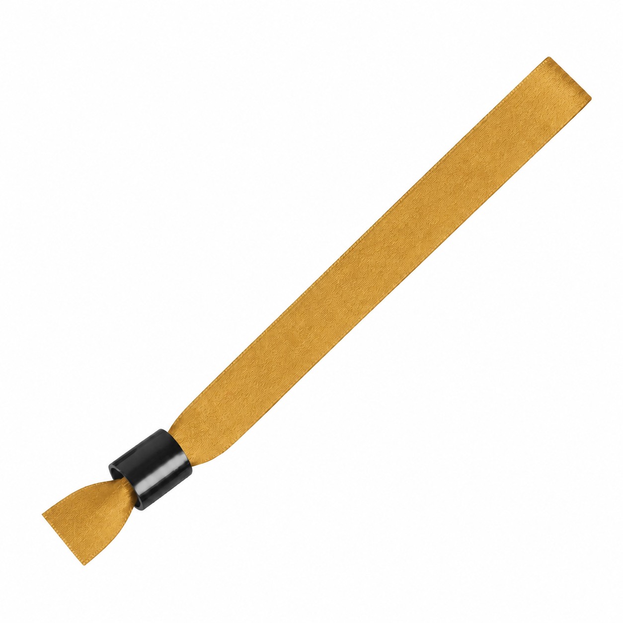 Polyester Locking Event Wristband — Bronze Gold