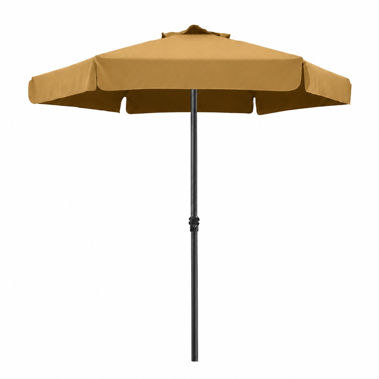 Portable Aluminum Market Umbrella — Bronze Gold