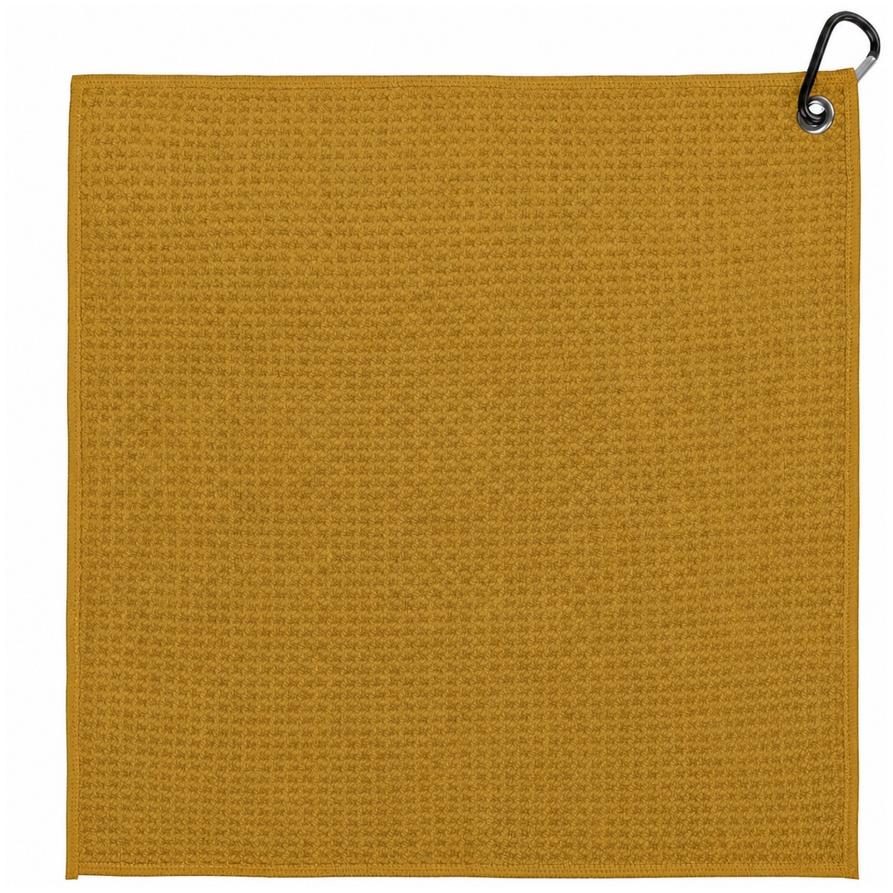 Waffle Polyester Golf Towel — Bronze Gold