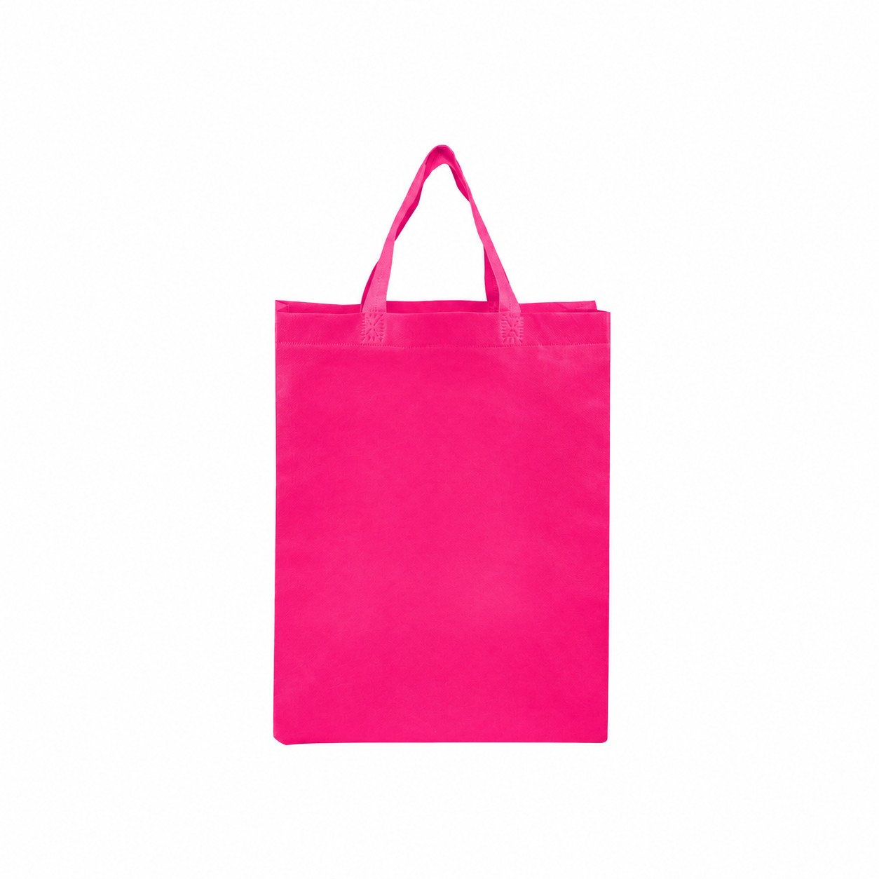 4" Gusset Tote Bag — Fuchsia Pink