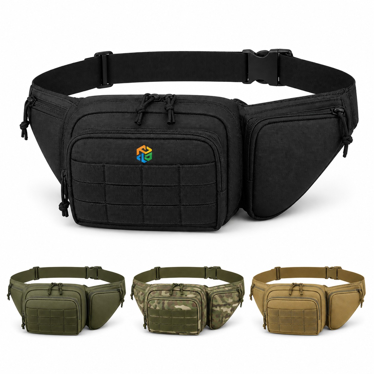 Multi Pocket Oxford Fabric Tactical Waist Pack