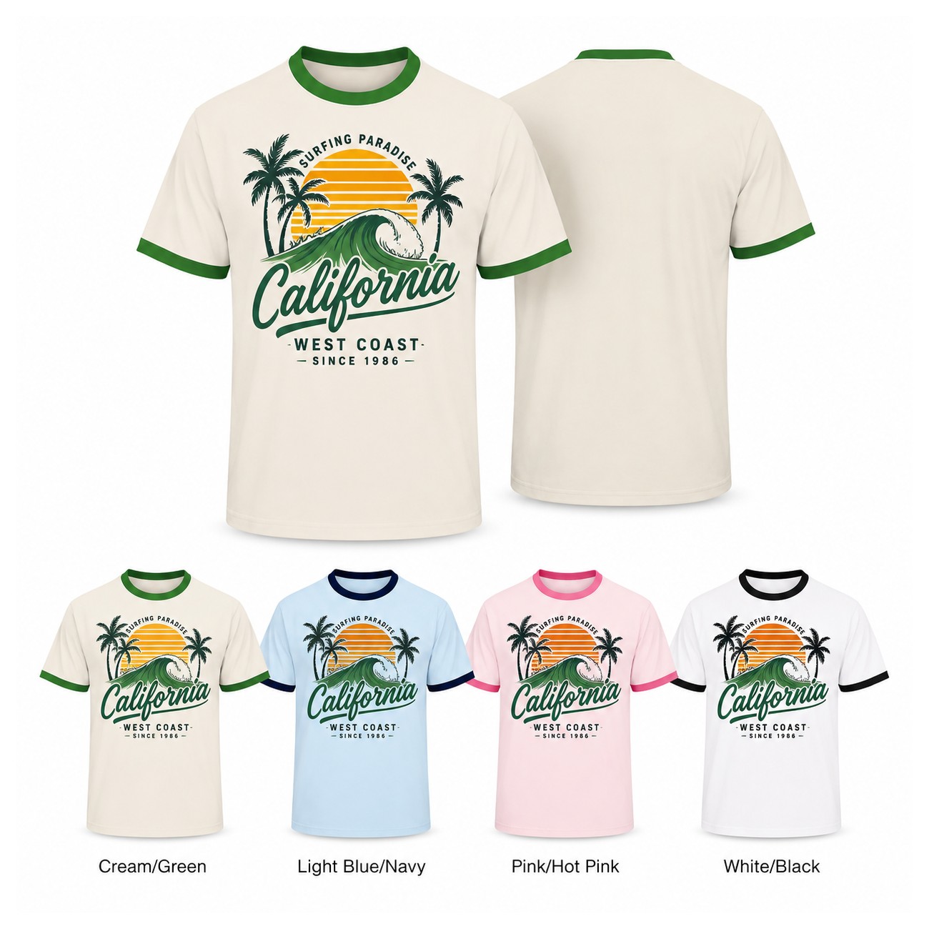 Polyester Short Sleeve T-Shirt