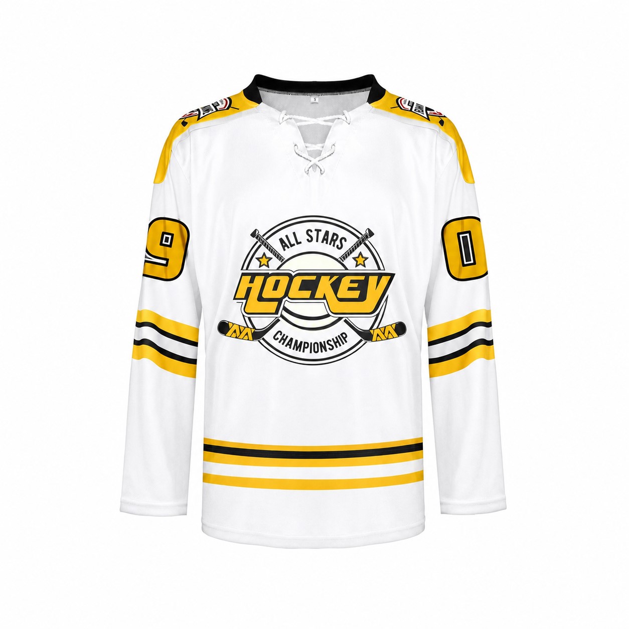 Polyester Performance Sports Jersey — White