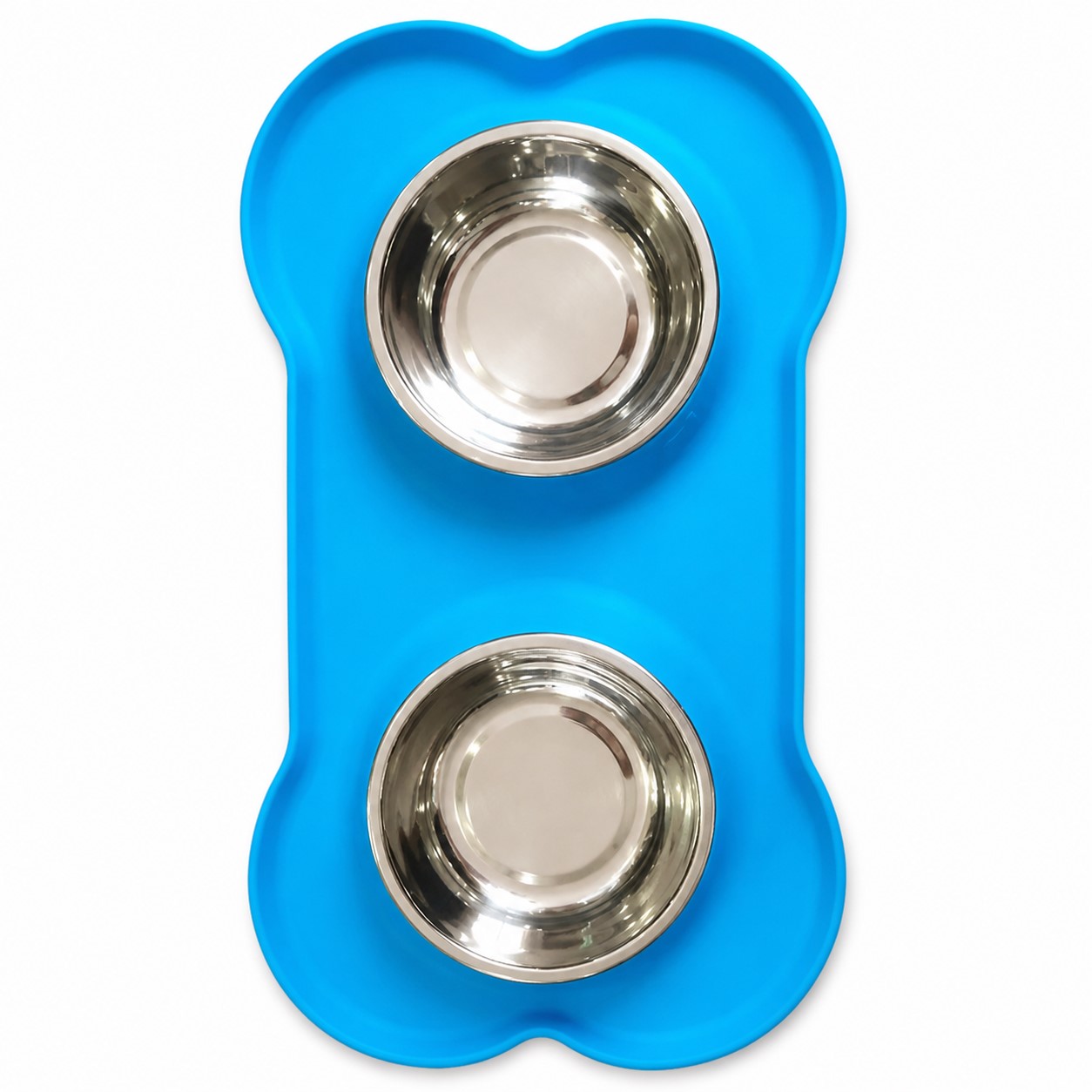 Non-Spill Polypropylene Double Pet Bowl Set — view 2