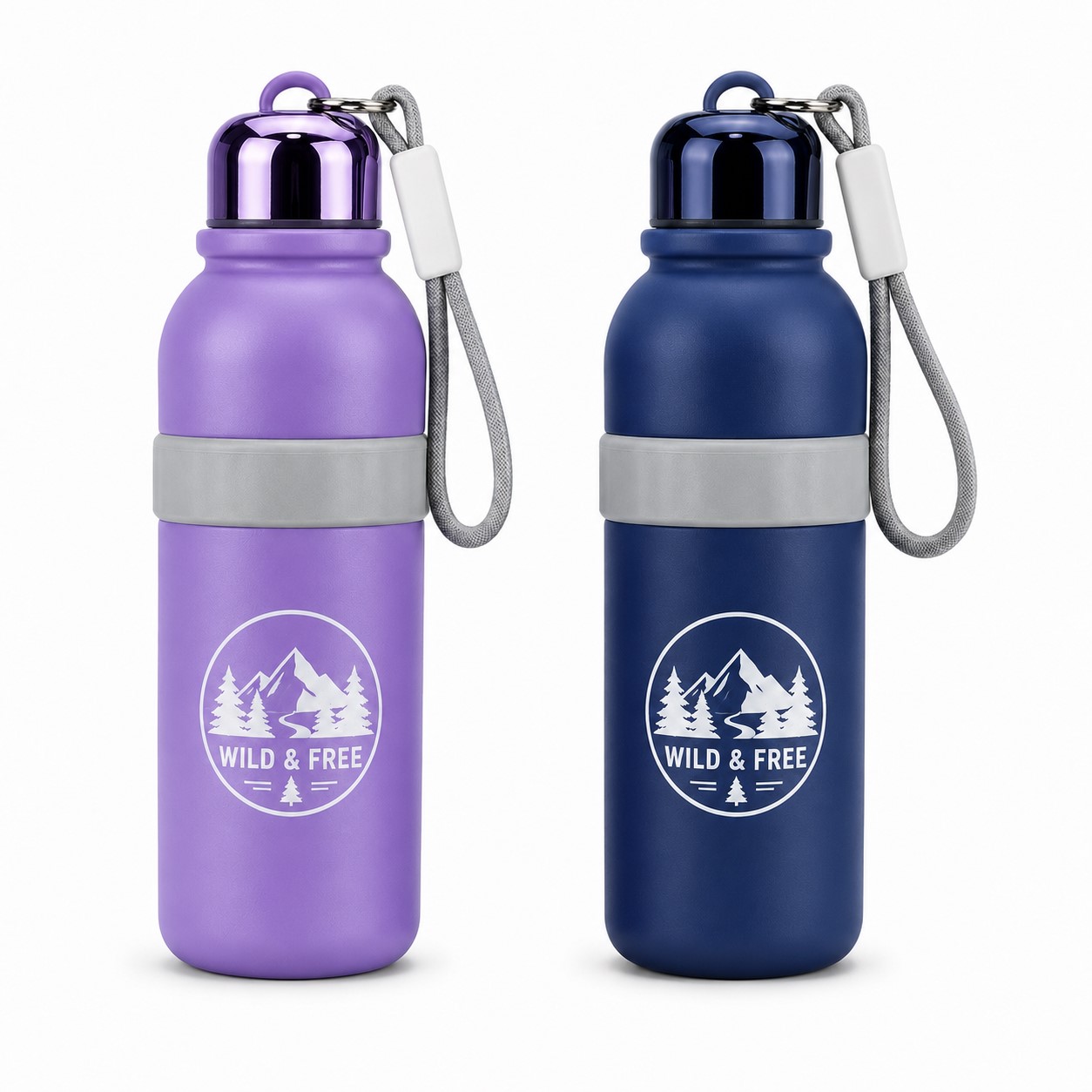 20 Oz Rope Loop Vacuum Water Bottle