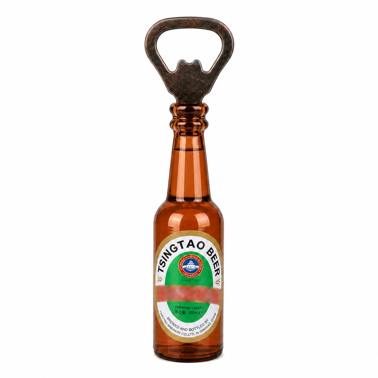 Magnetic Bottle Opener Fridge Accessory — Copper Brown