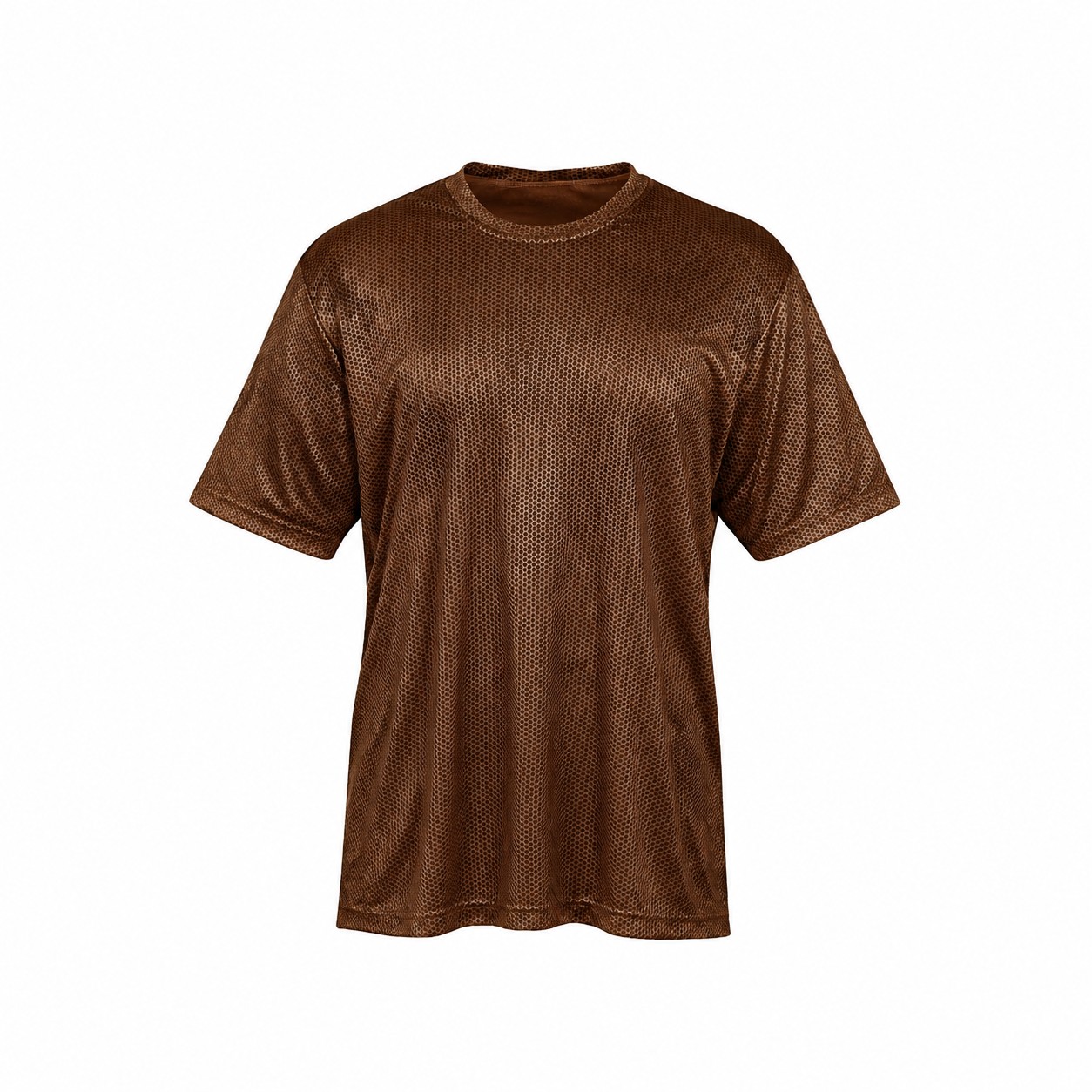 Men's Sublimated Camouflage Polyester Performance T-Shirt — Brown
