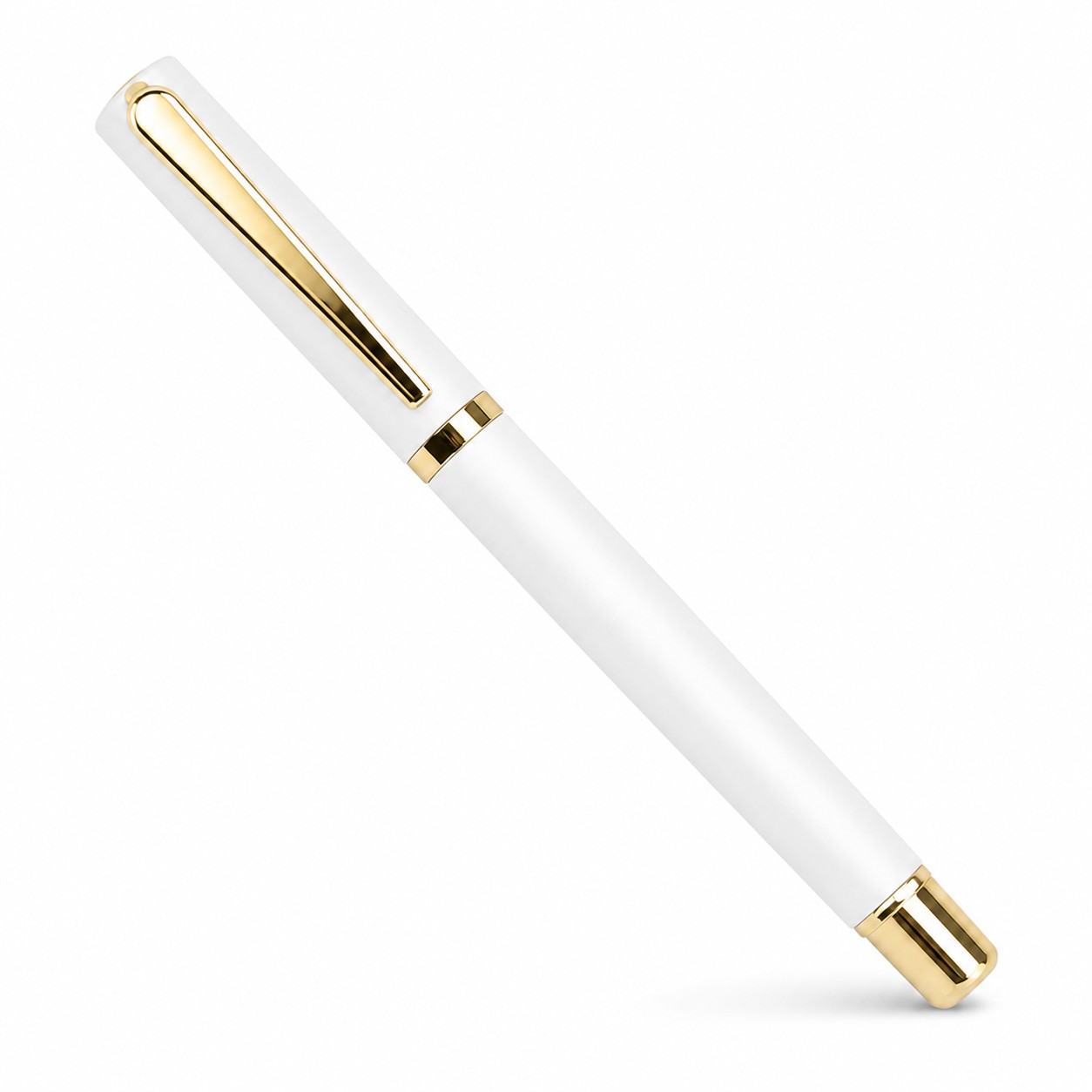 Smooth Plastic Gel Pen — White