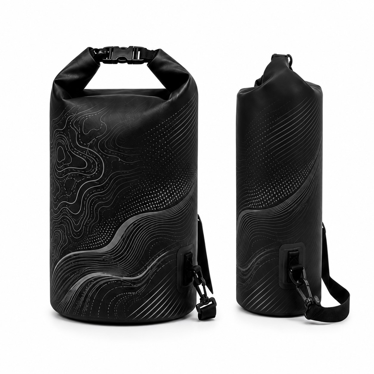 Waterproof PVC Foldable Shoulder Bucket Bag