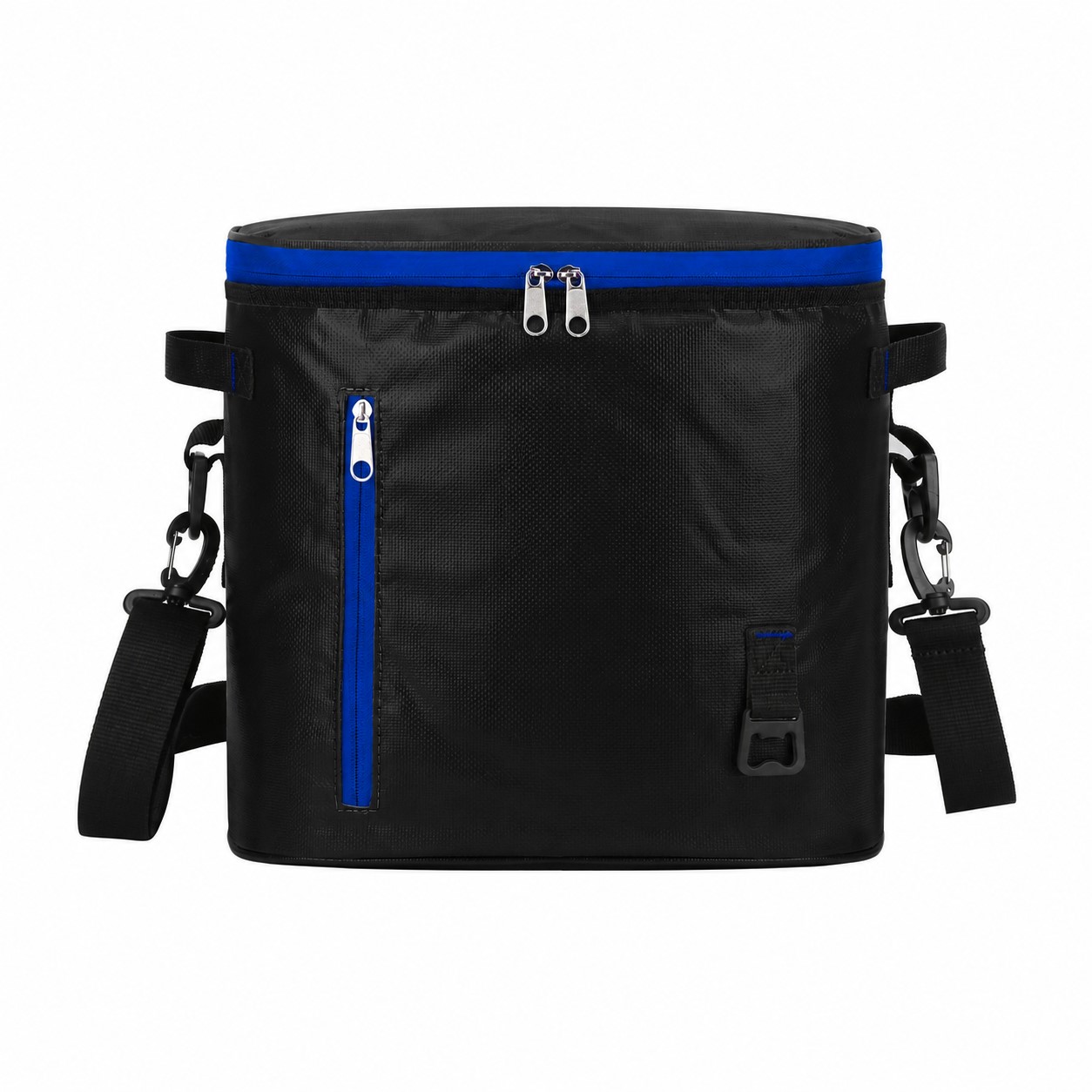 24-Can Insulated Soft-Sided Cooler Bag — Black