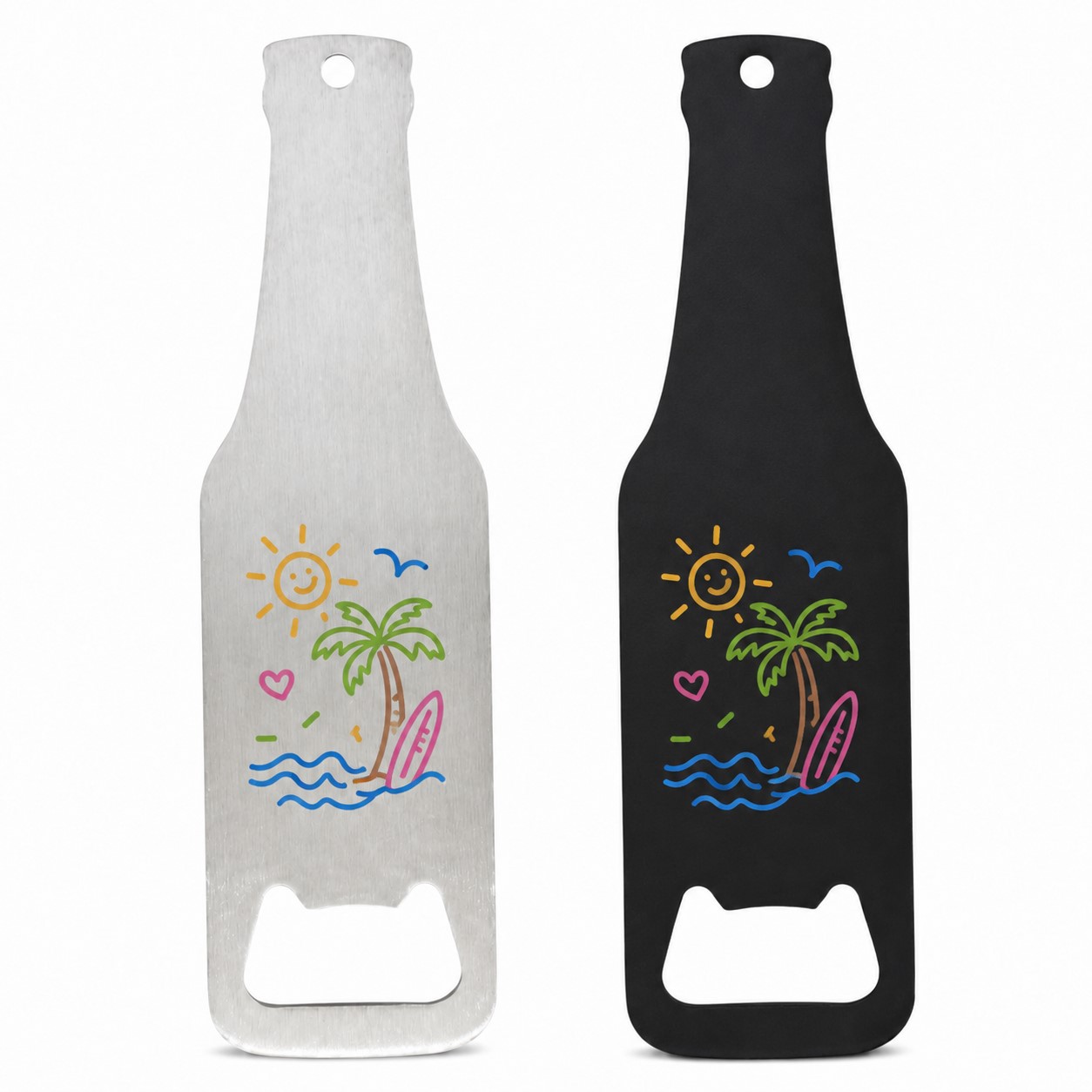 Brushed Stainless Steel Bottle Opener