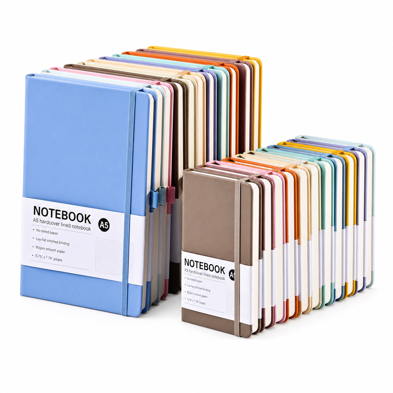PU Leather Journal With Elastic Closure